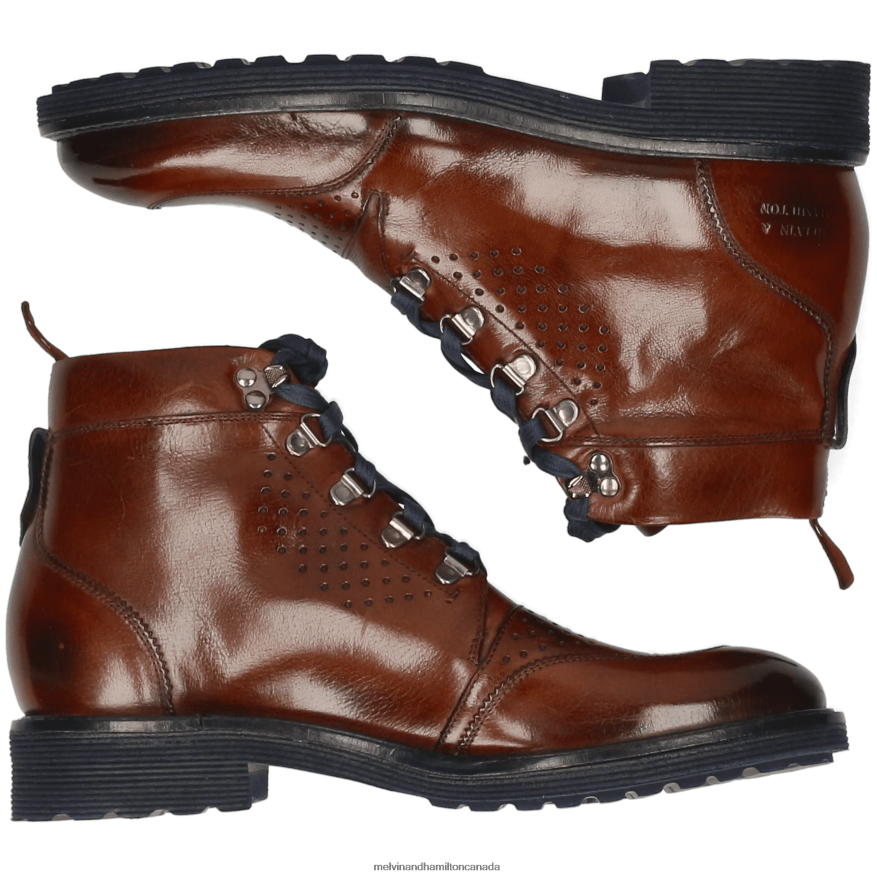 Men Melvin & Hamilton Brown Trevor 5 Ankle Boots P4V68P71