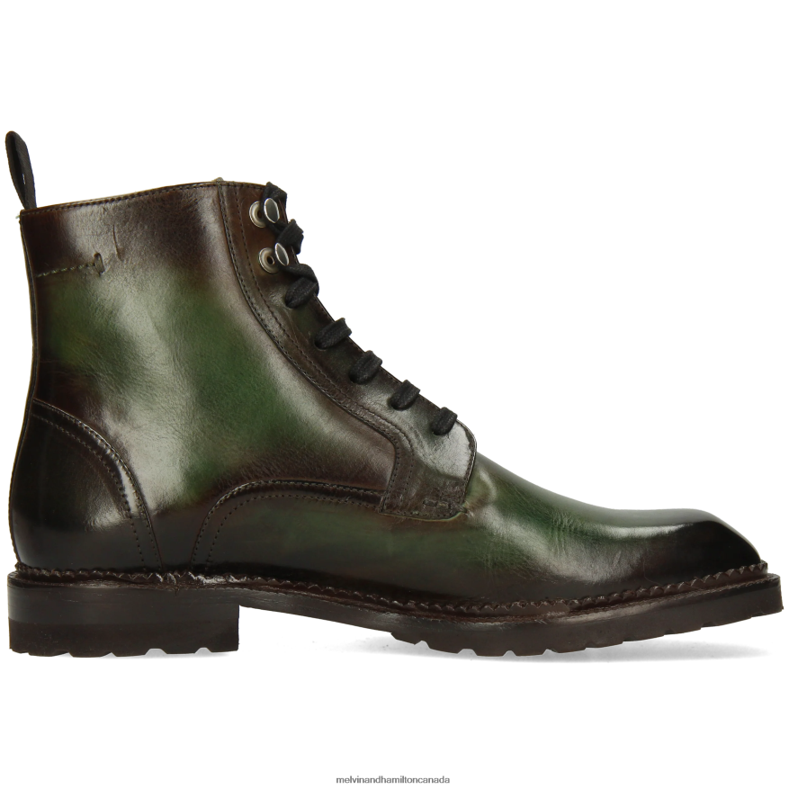 Men Melvin & Hamilton Green Adam 1 Ankle Boots P4V68P61
