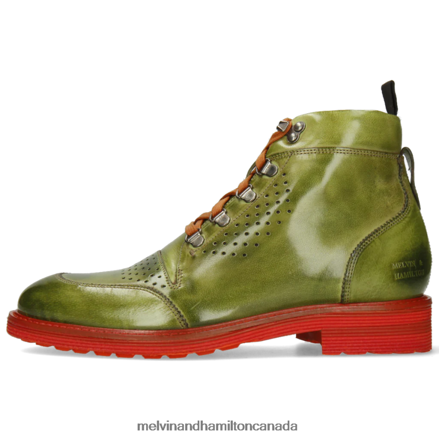 Men Melvin & Hamilton Green Trevor 5 Ankle Boots P4V68P150