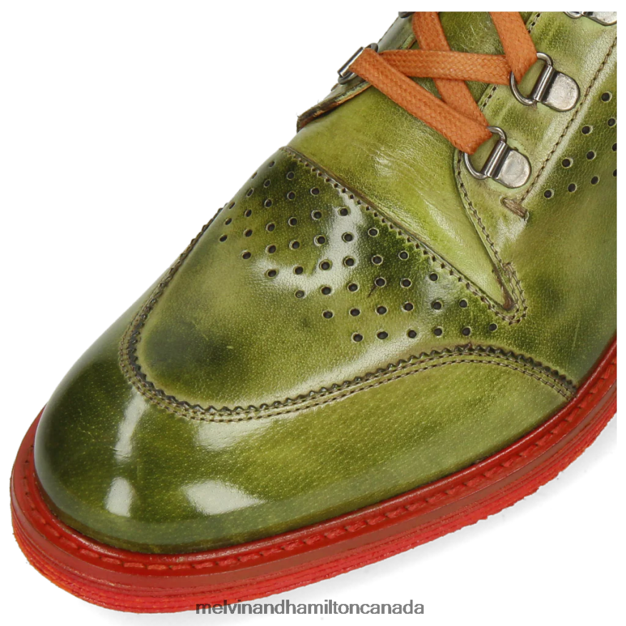 Men Melvin & Hamilton Green Trevor 5 Ankle Boots P4V68P150