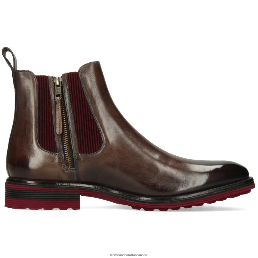 Men Melvin & Hamilton Grey Eddy 25 Ankle Boots P4V68P110