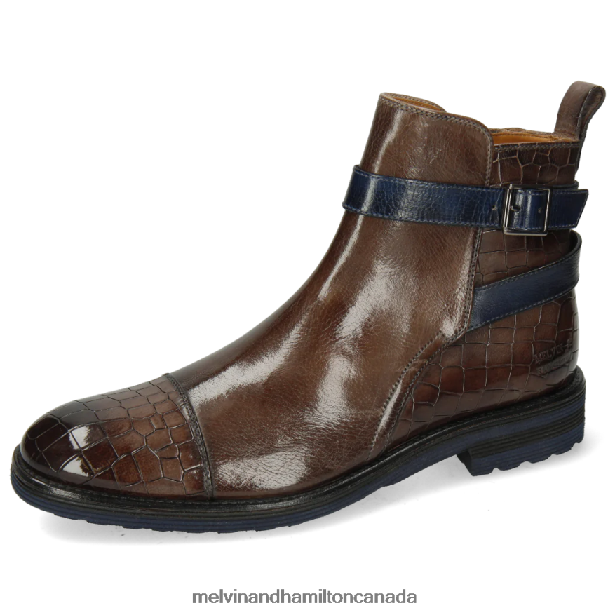 Men Melvin & Hamilton Grey Eddy 9 Ankle Boots P4V68P141