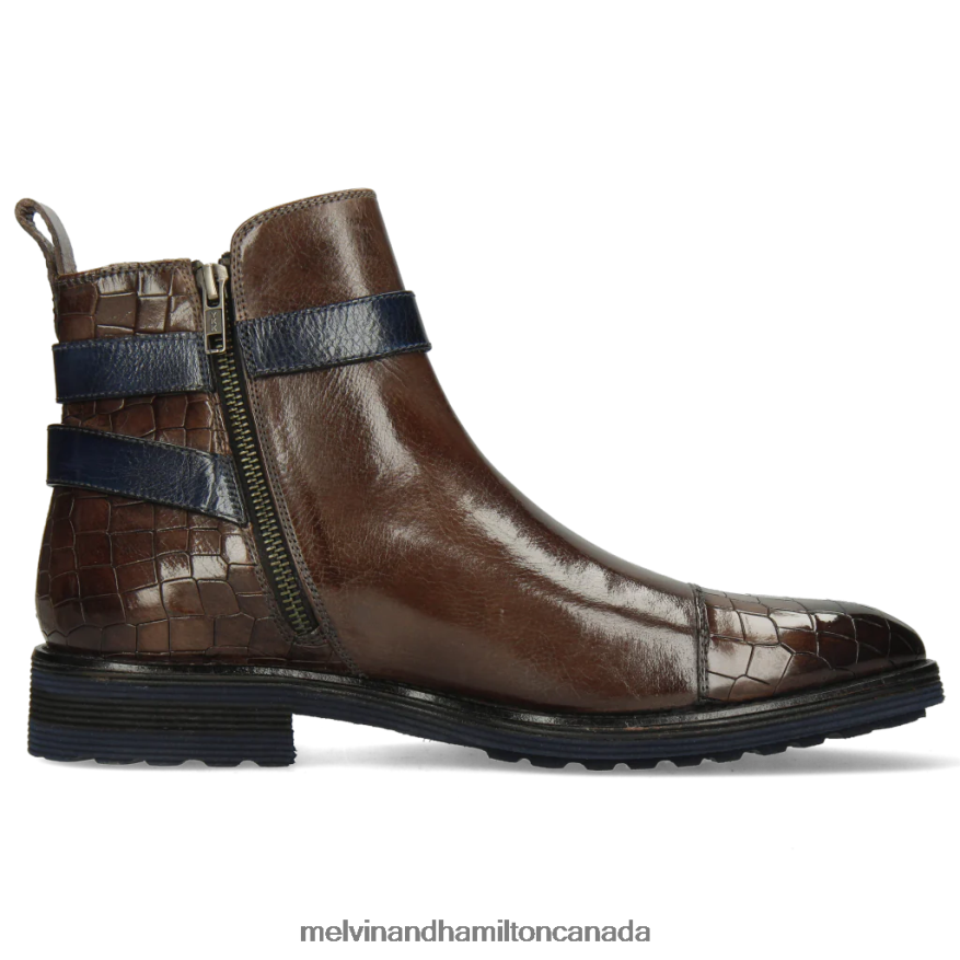 Men Melvin & Hamilton Grey Eddy 9 Ankle Boots P4V68P141