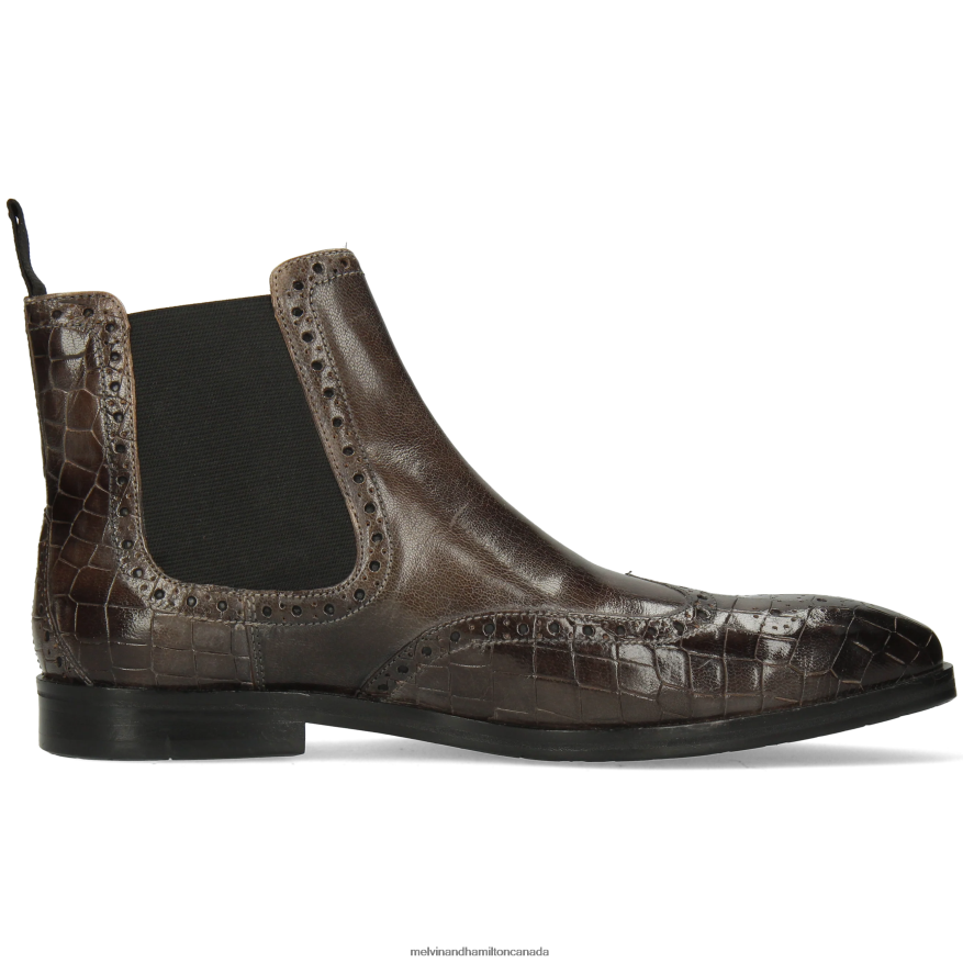 Men Melvin & Hamilton Grey Greg 2 Ankle Boots P4V68P133