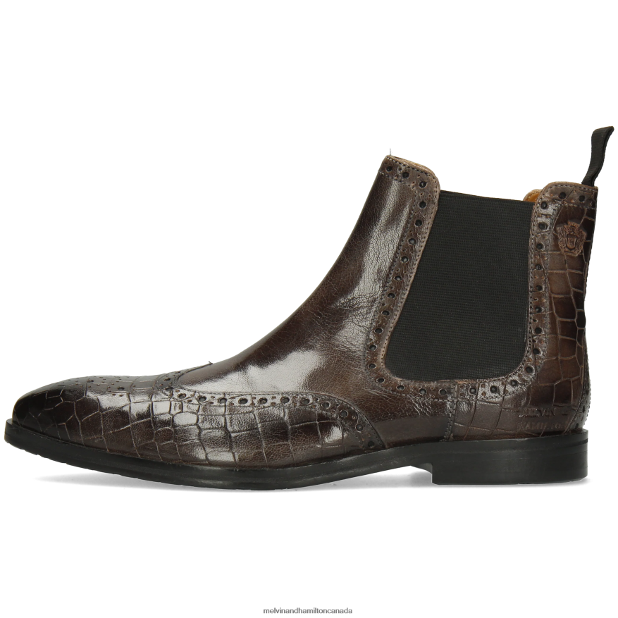 Men Melvin & Hamilton Grey Greg 2 Ankle Boots P4V68P133