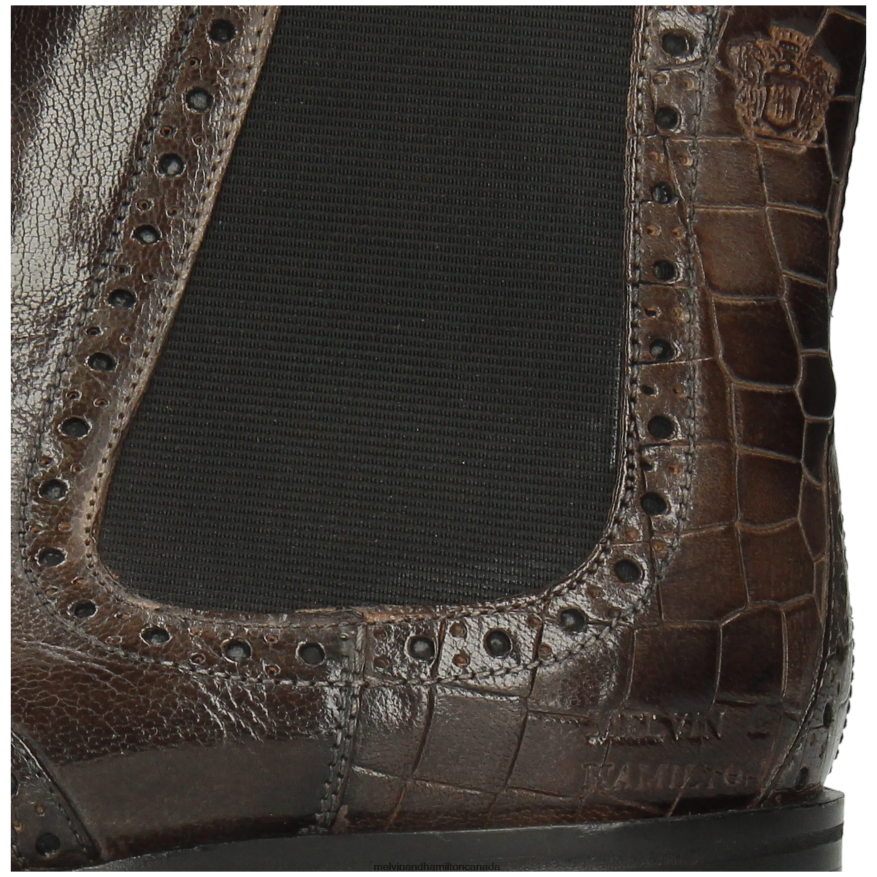 Men Melvin & Hamilton Grey Greg 2 Ankle Boots P4V68P133