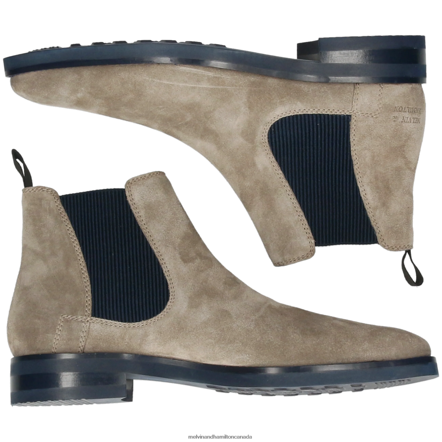 Men Melvin & Hamilton Grey Lewis 20 Ankle Boots P4V68P94