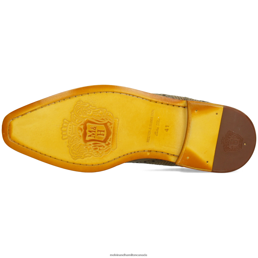 Men Melvin & Hamilton Khaki Alex 9 Ankle Boots P4V68P48