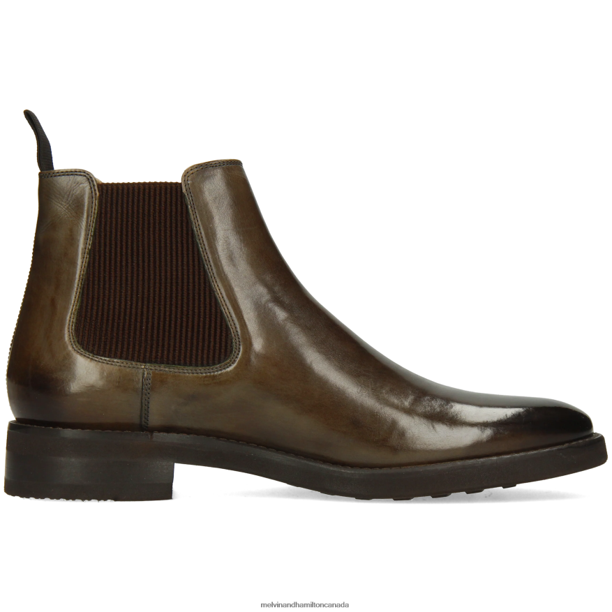 Men Melvin & Hamilton Khaki Clint 7 Ankle Boots P4V68P59
