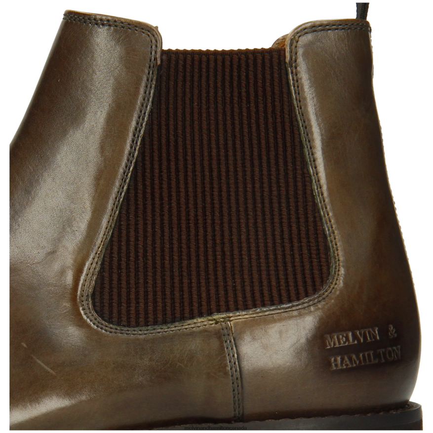 Men Melvin & Hamilton Khaki Clint 7 Ankle Boots P4V68P59