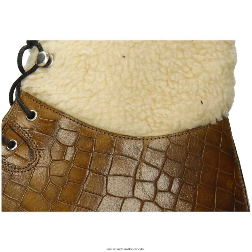 Men Melvin & Hamilton Khaki Parker 3 Ankle Boots P4V68P57