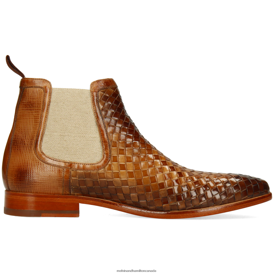 Men Melvin & Hamilton Light Brown Brad 6 Ankle Boots P4V68P14