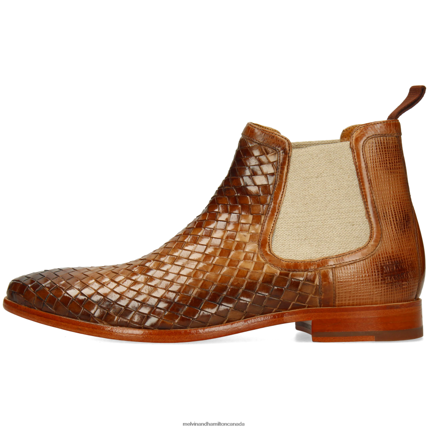 Men Melvin & Hamilton Light Brown Brad 6 Ankle Boots P4V68P14