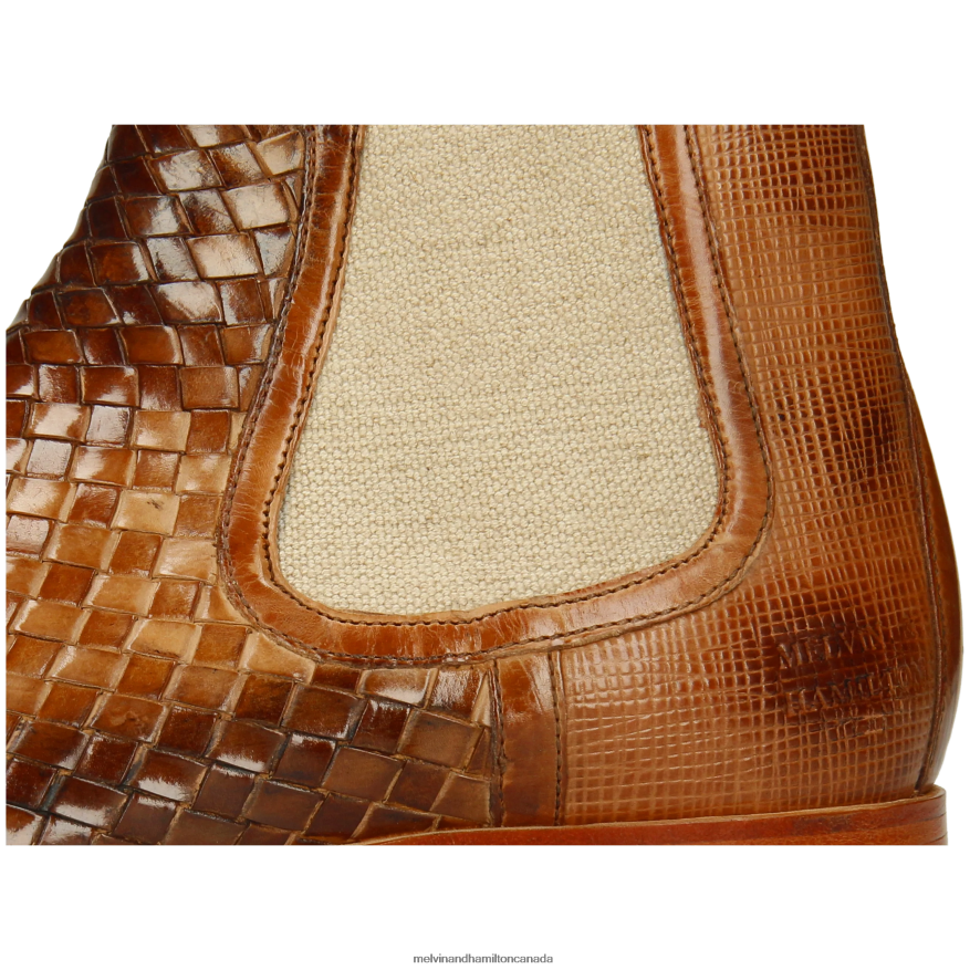 Men Melvin & Hamilton Light Brown Brad 6 Ankle Boots P4V68P14