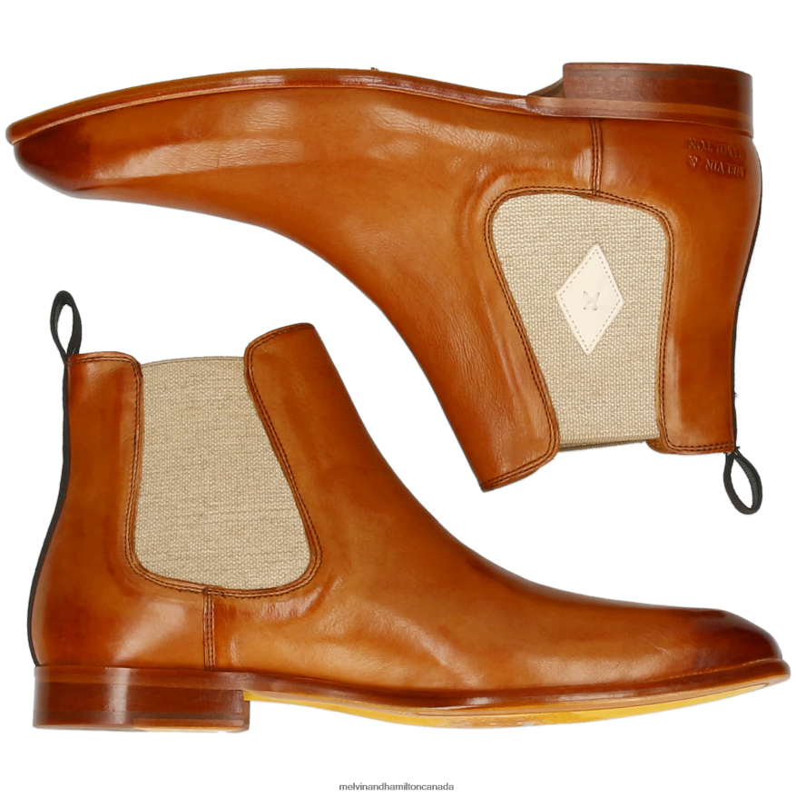 Men Melvin & Hamilton Light Brown Elyas 5 Ankle Boots P4V68P140