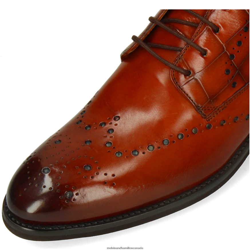 Men Melvin & Hamilton Orange Bobby 9 Ankle Boots P4V68P89