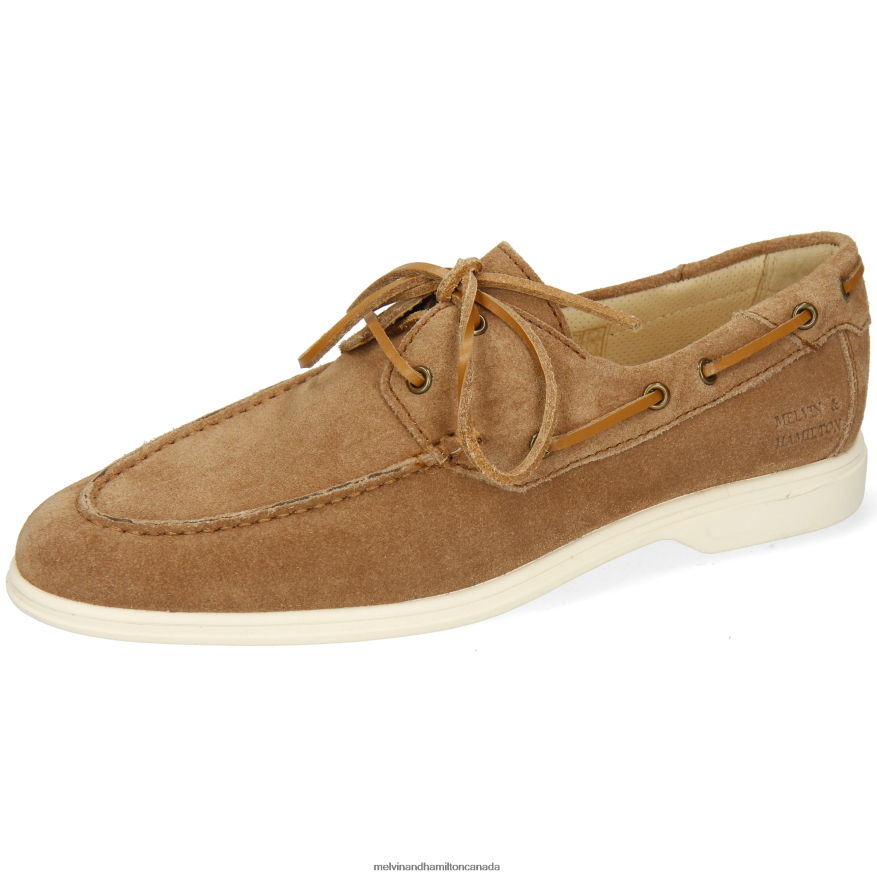 Men Melvin & Hamilton Brown Earl 13 Boat Shoes P4V68P703