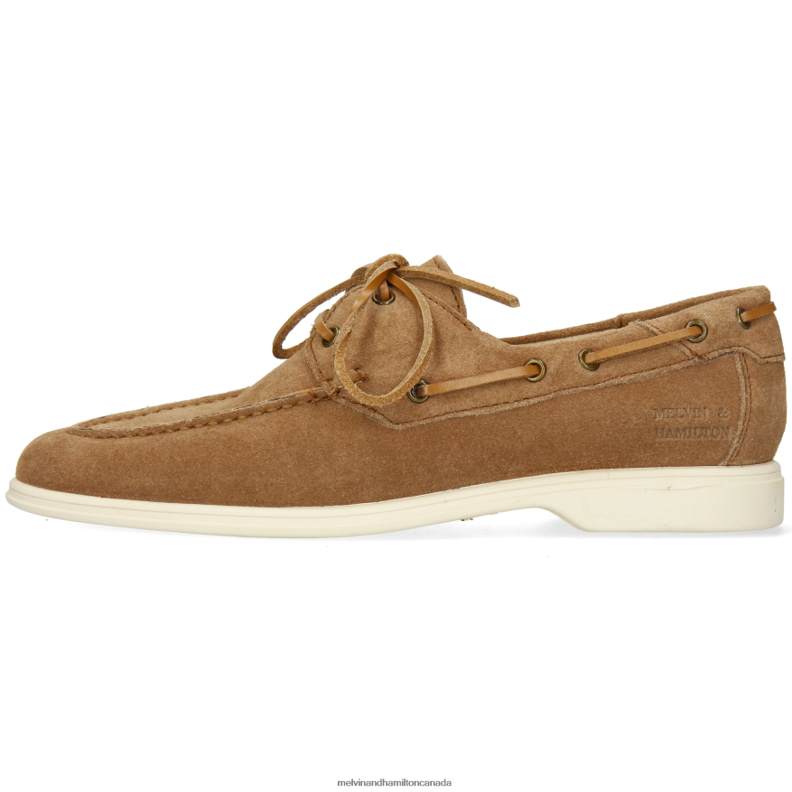 Men Melvin & Hamilton Brown Earl 13 Boat Shoes P4V68P703
