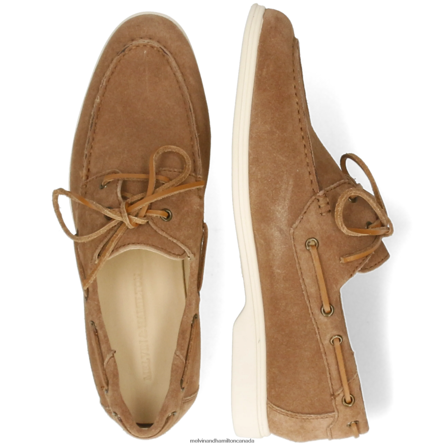 Men Melvin & Hamilton Brown Earl 13 Boat Shoes P4V68P703
