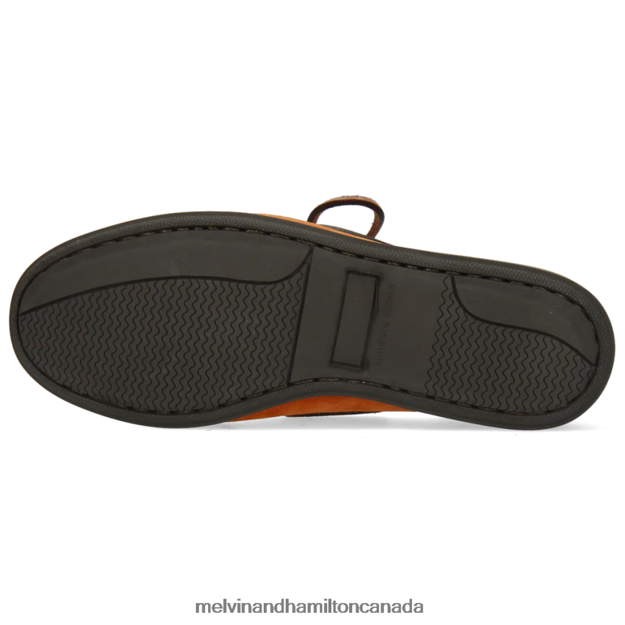 Men Melvin & Hamilton Orange Jason 1 Boat Shoes P4V68P712