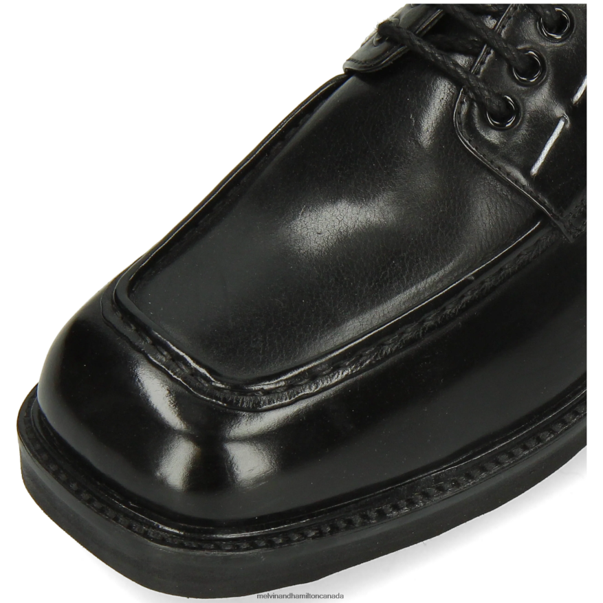 Men Melvin & Hamilton Black Clooney 6 Derby Shoes P4V68P425