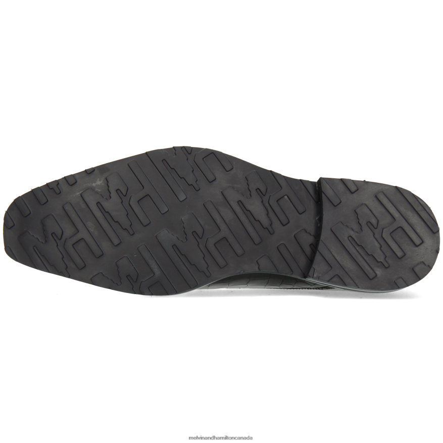 Men Melvin & Hamilton Black Flynn 1 Derby Shoes P4V68P377