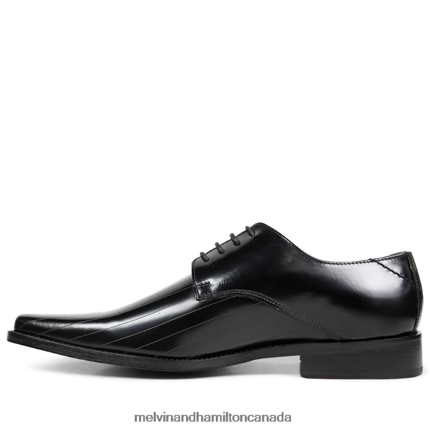 Men Melvin & Hamilton Black Frank 9 Derby Shoes P4V68P555