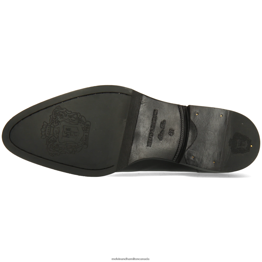 Men Melvin & Hamilton Black Kane 2 Derby Shoes P4V68P361