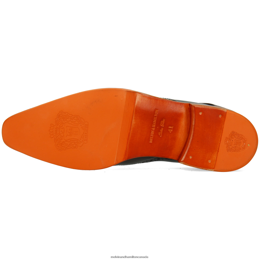 Men Melvin & Hamilton Black Lewis 3 Derby Shoes P4V68P471