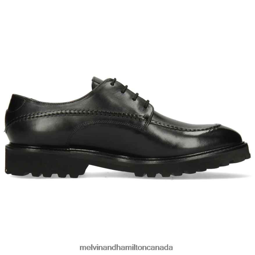 Men Melvin & Hamilton Black Matthew 36 Derby Shoes P4V68P544