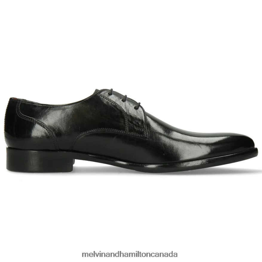 Men Melvin & Hamilton Black Toni 1 Derby Shoes P4V68P491