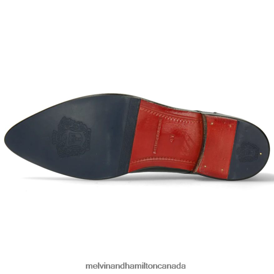 Men Melvin & Hamilton Black Toni 1 Derby Shoes P4V68P491