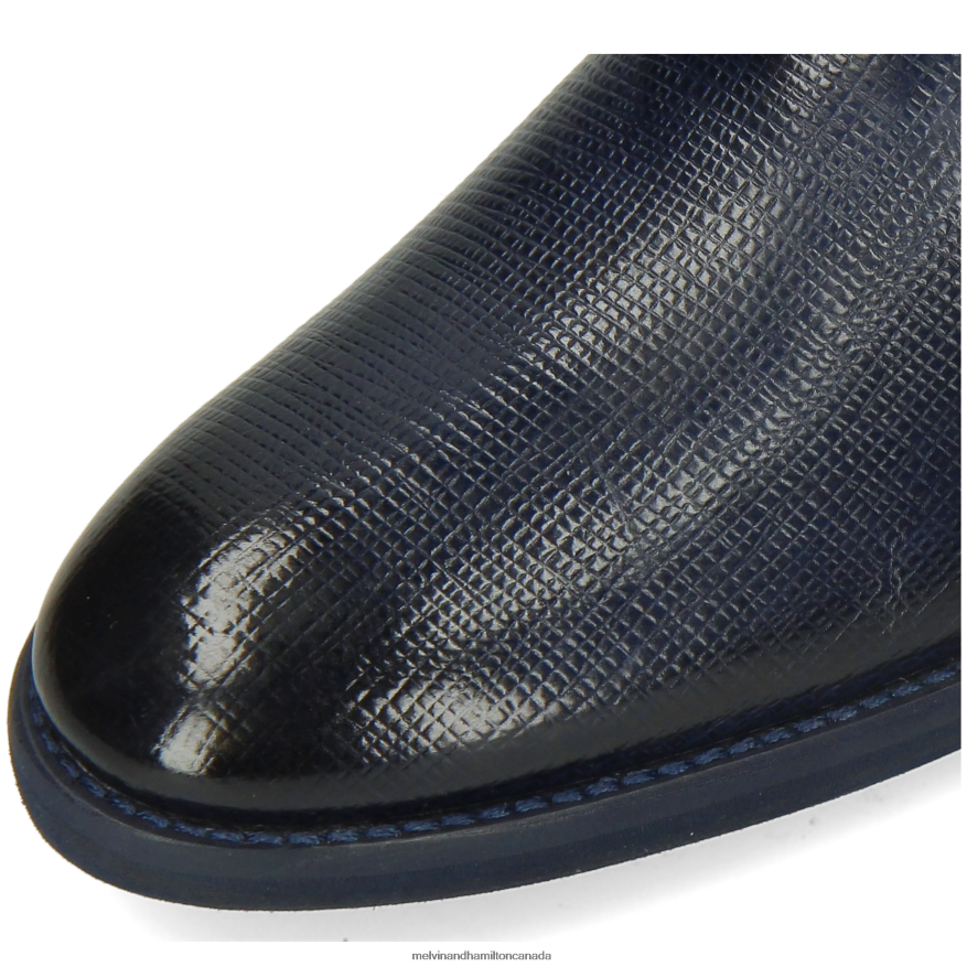 Men Melvin & Hamilton Blue Clint 1 Derby Shoes P4V68P529