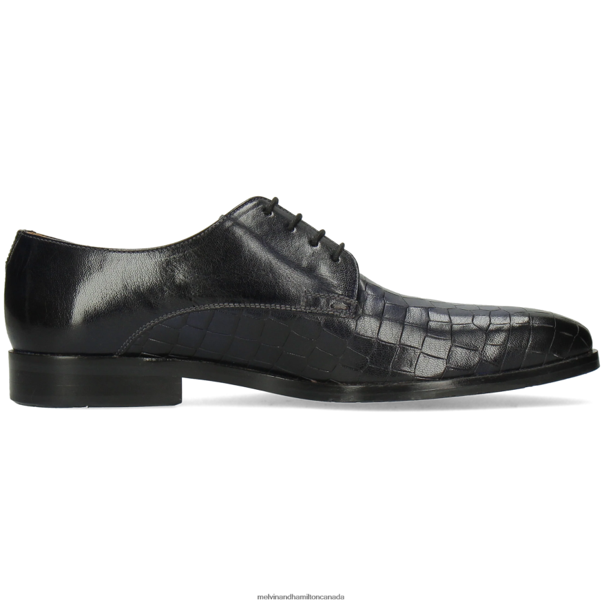 Men Melvin & Hamilton Blue Flynn 1 Derby Shoes P4V68P537