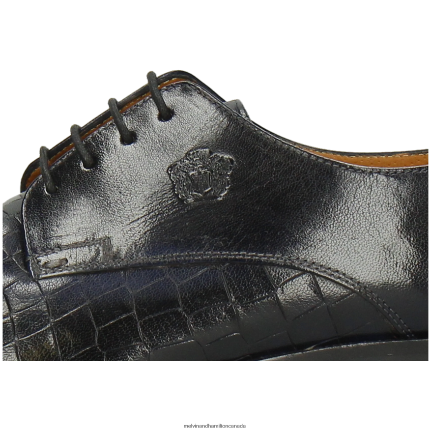 Men Melvin & Hamilton Blue Flynn 1 Derby Shoes P4V68P537