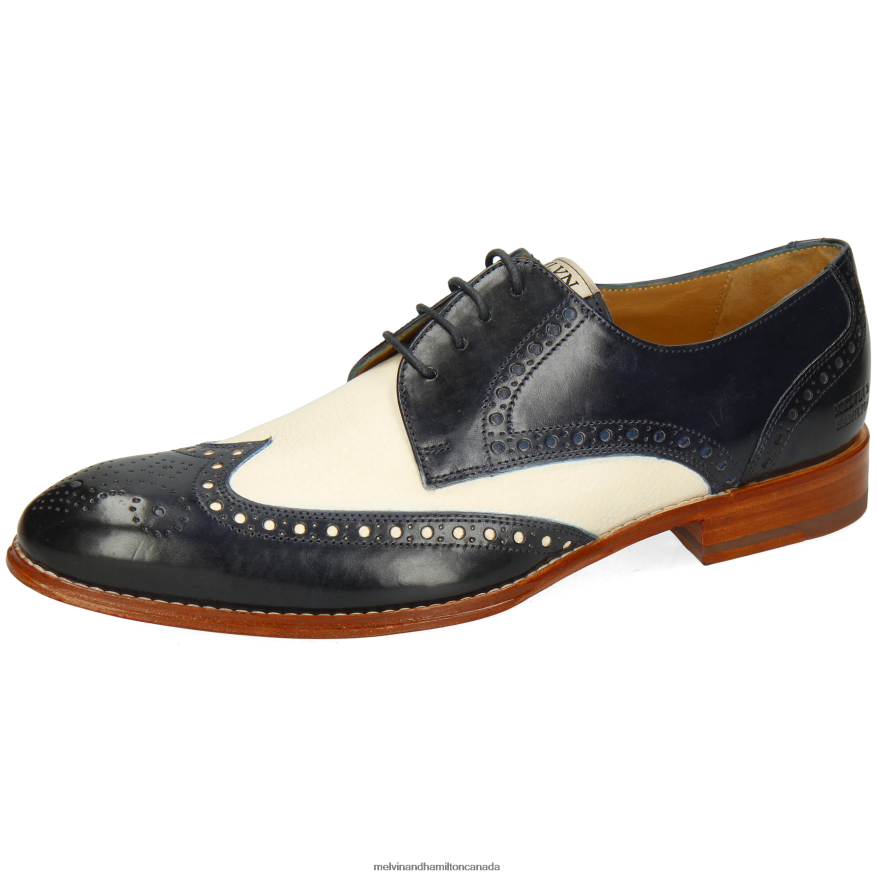 Men Melvin & Hamilton Blue Kane 5 Derby Shoes P4V68P440