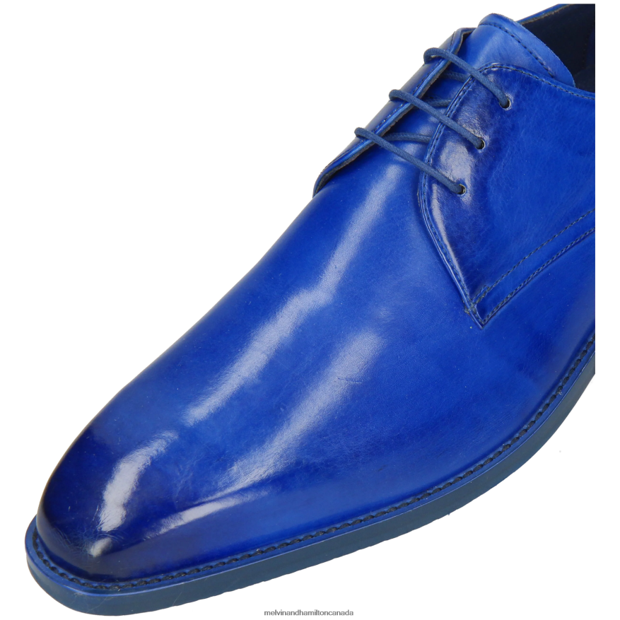 Men Melvin & Hamilton Blue Lance 24 Derby Shoes P4V68P406