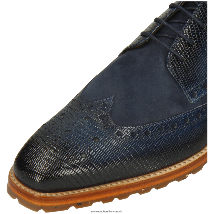 Men Melvin & Hamilton Blue Martin 15 Derby Shoes P4V68P421