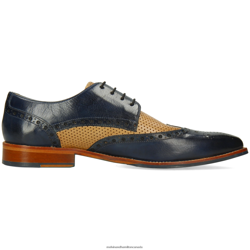 Men Melvin & Hamilton Blue Martin 15 Derby Shoes P4V68P450