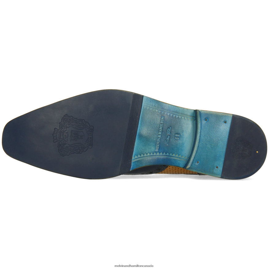 Men Melvin & Hamilton Blue Martin 15 Derby Shoes P4V68P450