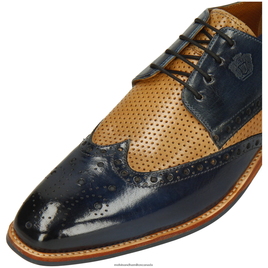 Men Melvin & Hamilton Blue Martin 15 Derby Shoes P4V68P450
