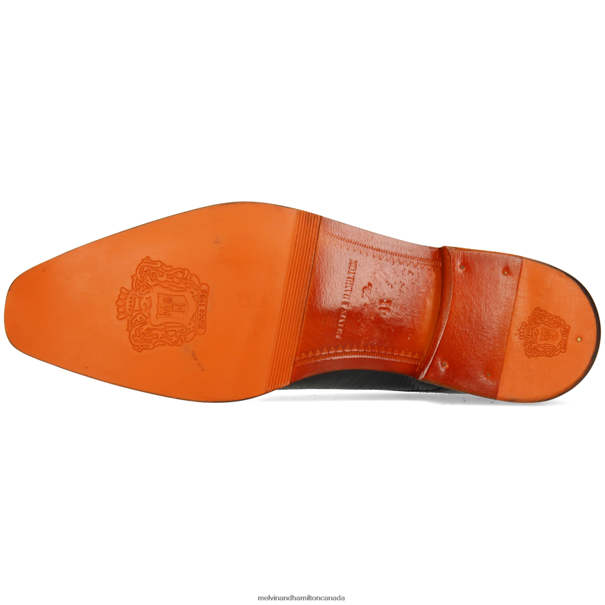 Men Melvin & Hamilton Blue Martin 1 Derby Shoes P4V68P378