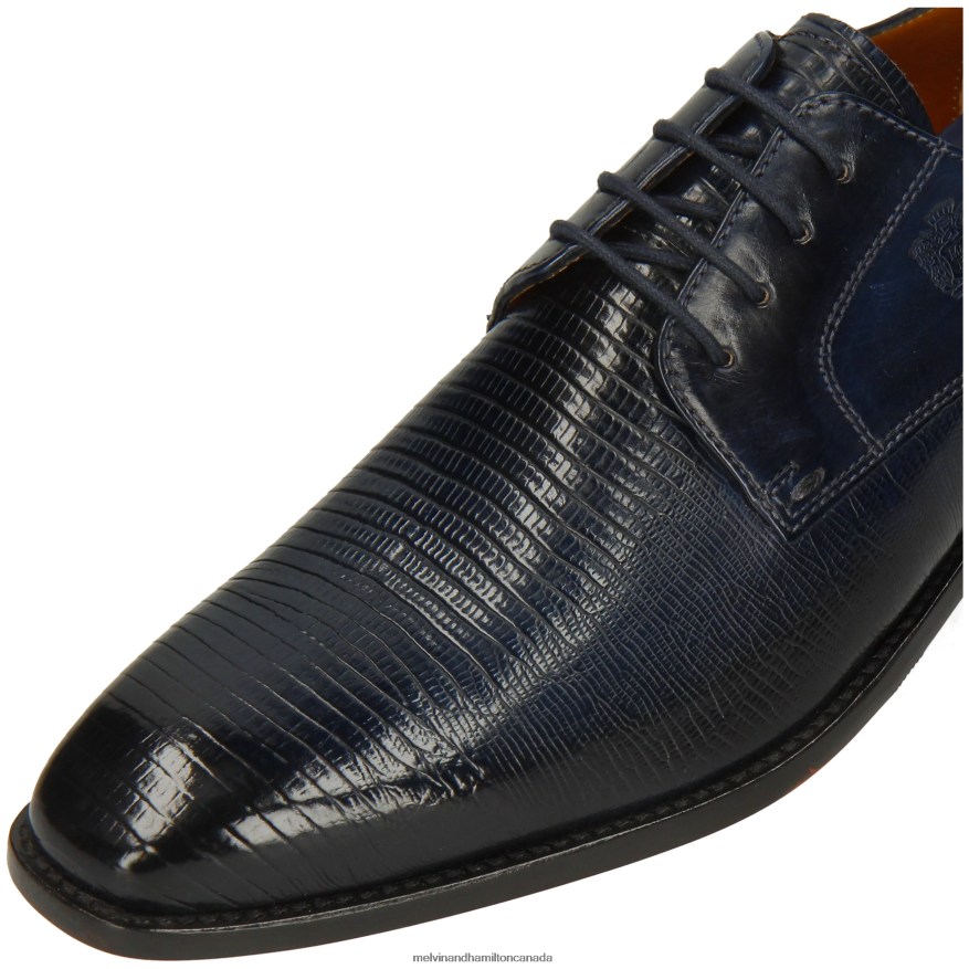 Men Melvin & Hamilton Blue Martin 1 Derby Shoes P4V68P378