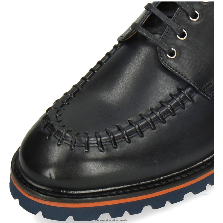 Men Melvin & Hamilton Blue Matthew 42 Derby Shoes P4V68P533