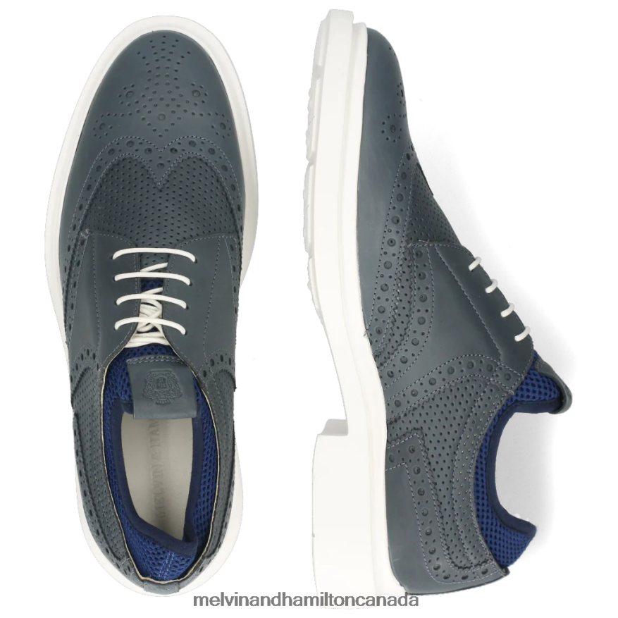 Men Melvin & Hamilton Blue Ron 2 Derby Shoes P4V68P521