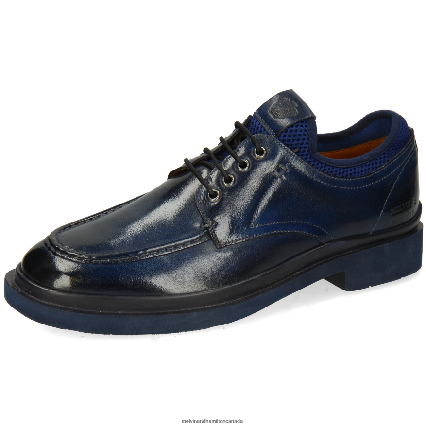 Men Melvin & Hamilton Blue Ron 4 Derby Shoes P4V68P452
