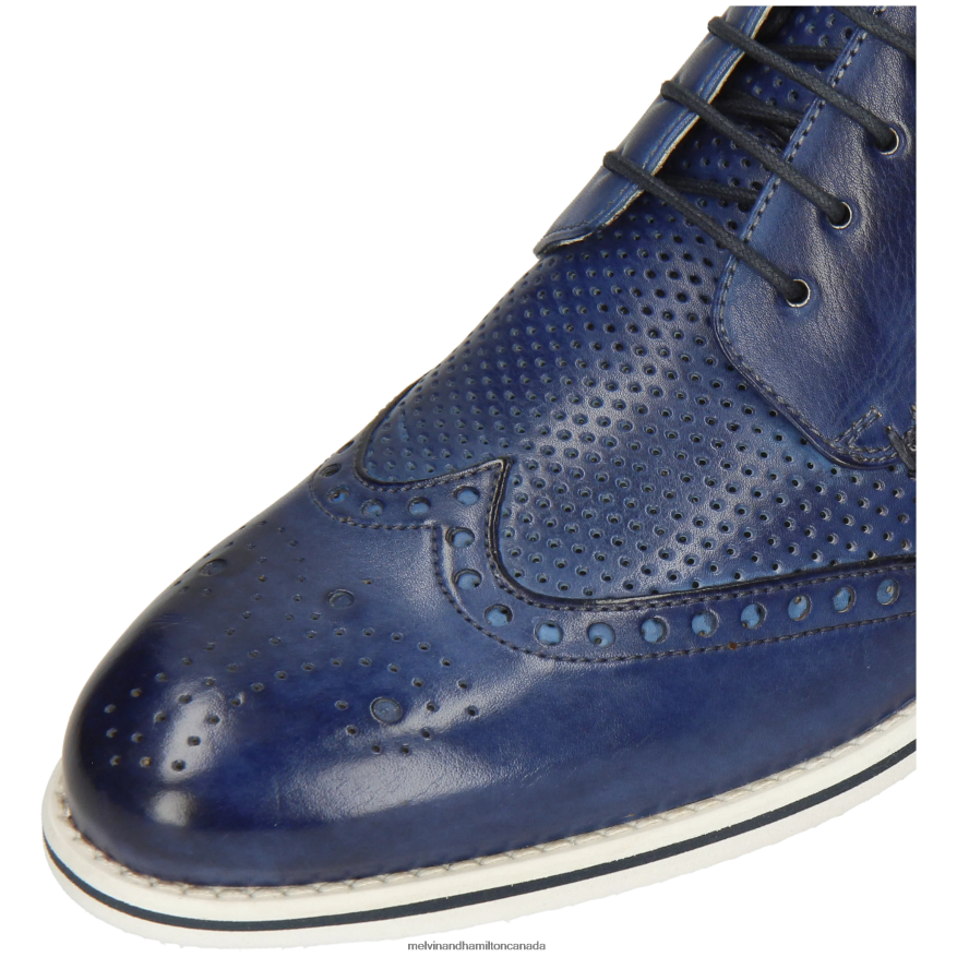 Men Melvin & Hamilton Blue Scott 2 Derby Shoes P4V68P512