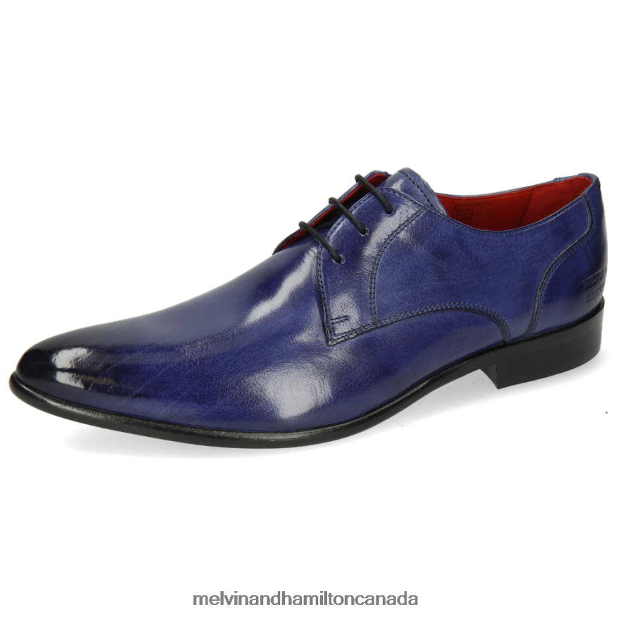 Men Melvin & Hamilton Blue Toni 1 Derby Shoes P4V68P546