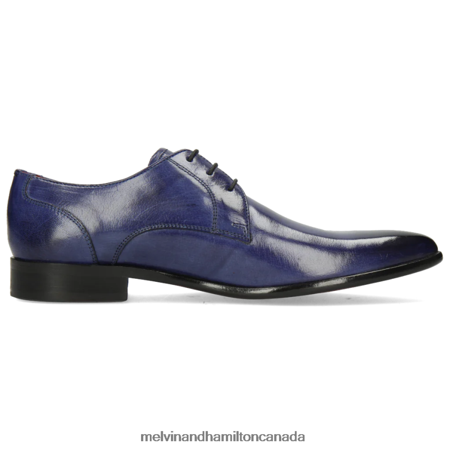 Men Melvin & Hamilton Blue Toni 1 Derby Shoes P4V68P546