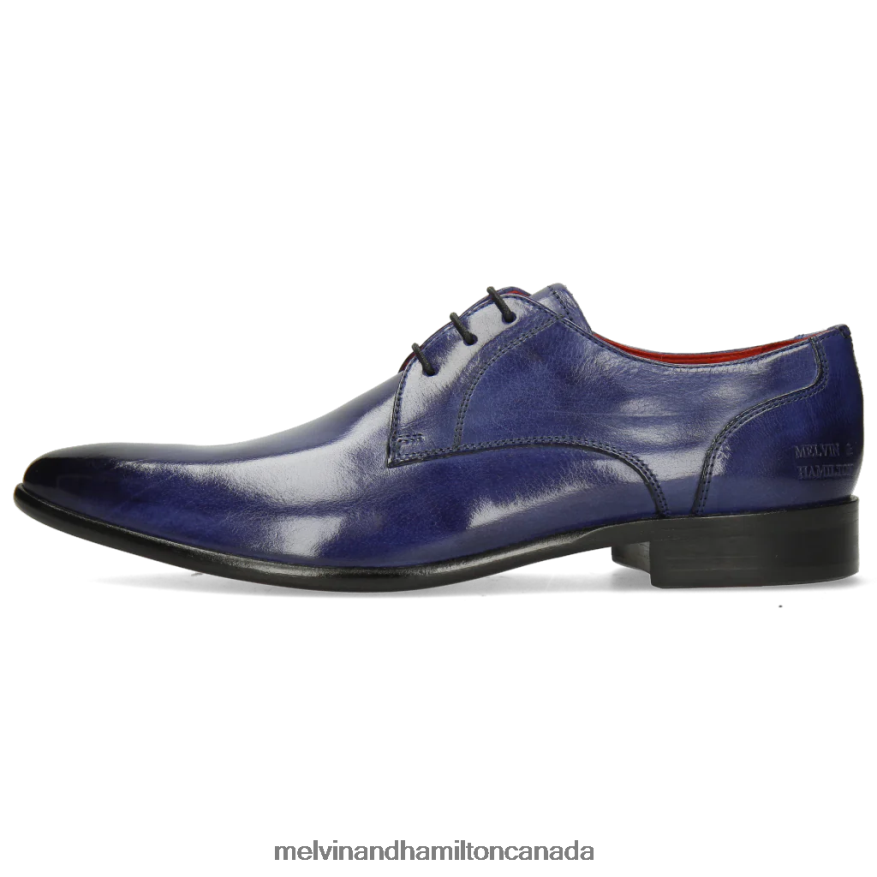 Men Melvin & Hamilton Blue Toni 1 Derby Shoes P4V68P546
